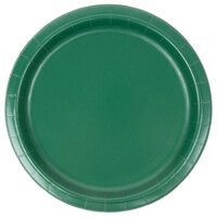 Creative Converting 473124B 9" Hunter Green Paper Plate - 24/Pack