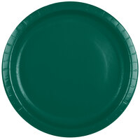 Creative Converting 503124B 10" Hunter Green Paper Plate - 24/Pack