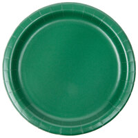 Creative Converting 793124B 7" Hunter Green Paper Plate - 24/Pack