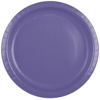 Creative Converting 50115B 10" Purple Paper Plate - 24/Pack