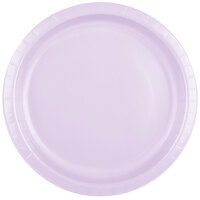 Creative Converting 47193B 9" Luscious Lavender Purple Paper Plate - 24/Pack