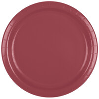 Creative Converting 473122B 9" Burgundy Paper Plate - 24/Pack