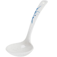 Thunder Group 7001BB Blue Bamboo 1 oz. Melamine Soup Ladle - 60/Case