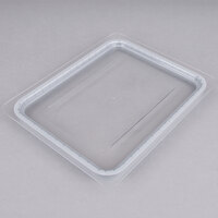 Cambro 20CWGL135 Camwear 1/2 Size Clear Polycarbonate GripLid