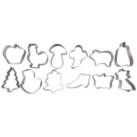 Ateco 4850 12-Piece Stainless Steel Country Cutter Set