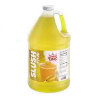 Carnival King 1 Gallon Banana Slushy 5:1 Concentrate - 4/Case