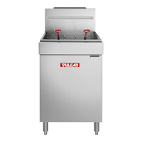 Vulcan LG500-1 65-70 lb. Natural Gas Floor Fryer - 150,000 BTU