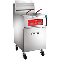 Vulcan 1VK65C-1 PowerFry5 65-70 lb. Natural Gas Floor Fryer with Computer Controls - 80,000 BTU