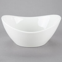 10 Strawberry Street WTR-8CNTRBWL Whittier 32 oz. White Porcelain Contour Bowl - 18/Case