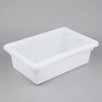 Cambro 12186P148 18" x 12" x 6" White Poly Food Storage Box