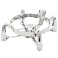 American Metalcraft REVLRD20BASE Evolution Round Chafer Stand with Fuel Holder - 17" x 14 1/2" x 5 3/4"