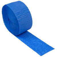 Creative Converting 073147 81' Cobalt Blue Streamer Paper - 12/Case