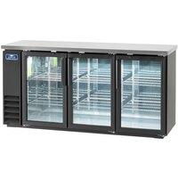 Arctic Air ABB72G 73" Glass Door Back Bar Refrigerator