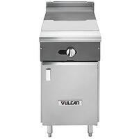 Vulcan V112HB-LP V Series Liquid Propane Heavy-Duty Range with 12" Hot Top and Cabinet Base - 30,000 BTU