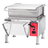 Vulcan VE30 30 Gallon Manual Tilt Braising Pan / Tilt Skillet - 208V, 3 Phase, 12 kW