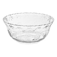 Fineline Platter Pleasers 3508 8 Qt. Clear Plastic Punch Bowl