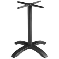 Grosfillex US740017 Black Aluminum Central Pedestal Base