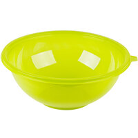 Fineline 5160-GRN Super Bowl 160 oz. Green PET Plastic Salad Bowl - 25/Case