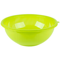 Fineline 5320-GRN Super Bowl 320 oz. Green PET Plastic Salad Bowl - 25/Case