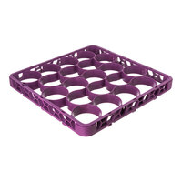 Carlisle REW20SC89 OptiClean NeWave 20 Compartment Color-Coded Glass Rack Divided Extender - Lavender