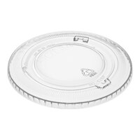 Solo 626TP Clear Flat Non-Vented Lid - 100/Pack