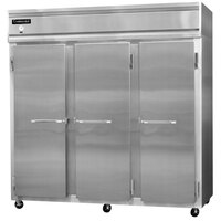 Continental Refrigerator 3FS-SA 78" Solid Door Shallow Depth Reach-In Freezer - 50 Cu. Ft.