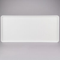 MFG Tray 338001 1537 12 1/2" x 27" White Fiberglass Supreme Display Tray