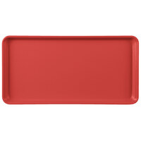 MFG Tray 335001 1201 9" x 18" Red Fiberglass Supreme Display Tray