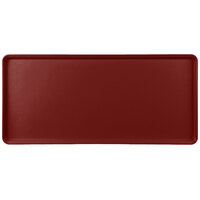 MFG Tray 338001 1247 12 1/2" x 27" Burgundy Fiberglass Supreme Display Tray