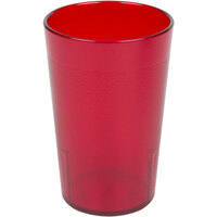 Cambro 800P156 Colorware 7.8 oz. Ruby Red Customizable SAN Plastic Tumbler - 72/Case