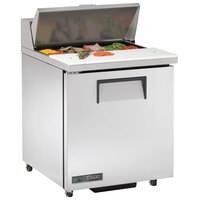 True TSSU-27-08-HC LH 27 7/8" Refrigerated Sandwich Prep Table with Left-Hinged Door