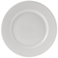 10 Strawberry Street BISTRO-4 Bistro 7" Bright White Porcelain Salad / Dessert Plate - 24/Case