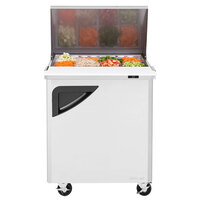 Turbo Air TST-28SD-12-N 28" 1 Door Mega Top Refrigerated Sandwich Prep Table