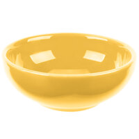 Libbey 903044002 Cantina 5 oz. Saffron Uncarved Porcelain Salsa Bowl - 12/Case