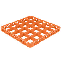 Carlisle RE25C24 OptiClean 25 Compartment Orange Color-Coded Glass Rack Extender