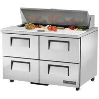 True TSSU-48-12D-4-ADA-HC 48 3/8" ADA Height Refrigerated Sandwich Prep Table with Four Drawers