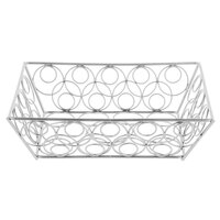 American Metalcraft EBB95C Chrome Loop-D-Loop Rectangular Basket - 9" x 6" x 2 1/2"