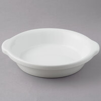 Tuxton BWN-2003 20 oz. White Round China Au Gratin Dish - 12/Case