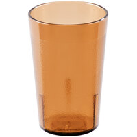 Cambro 800P153 Colorware 7.8 oz. Amber Customizable SAN Plastic Tumbler - 72/Case