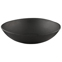 Elite Global Solutions ECO2418 Greenovations 24 oz. Black Round Melamine Bowl - 6/Natural bl - 6/Case