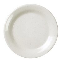 Thunder Group AD107WS San Marino 7 1/2" Round Bone White Melamine Plate - 12/Case