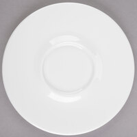 Libbey Slenda 5 1/8" Royal Rideau White Porcelain Saucer - 36/Case