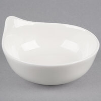 Libbey Slenda 4.5 oz. Royal Rideau White Pyramid Porcelain Bowl - 12/Case