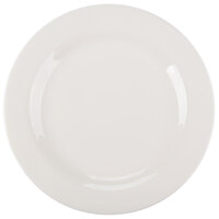 Reserve by Libbey 950041519 Cafe Royal 10 5/8" Royal Rideau White Medium Rim Porcelain Plate - 12/Case