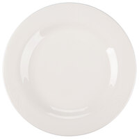 Reserve by Libbey 950041521 Cafe Royal 7 3/8" Royal Rideau White Medium Rim Porcelain Plate - 36/Case