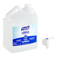 Purell® 4340-04 1 Gallon / 128 oz. Fragrance Free Healthcare Surface Disinfectant - 4/Case