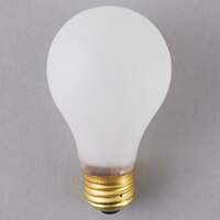 Satco S3930 60 Watt Frosted Shatterproof Finish Incandescent Rough Service Light Bulb -130V (A19)