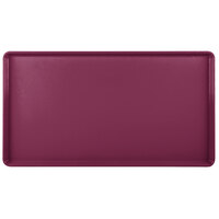 Cambro 1222D522 12" x 22" Burgundy Wine Dietary Tray - 12/Case