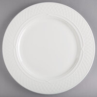 Homer Laughlin from Steelite International HL8826900 Kensington Ameriwhite 12 1/4" Bright White China Plate - 12/Case