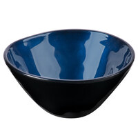 GET Cosmo 8 oz. Blue Melamine Irregular Round Bowl - 24/Case